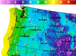 National Digital Forecast Database Maximum Temperature Forecast